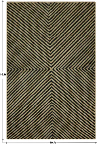 Vista 75 de Natural Jute Collection - Alfombra rectangular de 2 x 3 pies, alfombra de yute trenzada a cuadros multicolor de 0.27 pulgadas de grosor, ideal