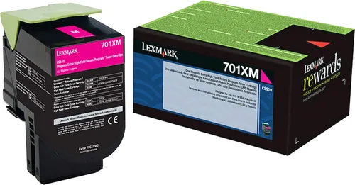 Vista 4 de Lexmark 70C1XK0 Tóner negro extra alto rendimiento programa de retorno