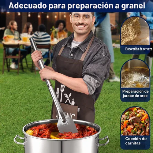 Vista 6 de ARC - Paleta mezcladora de acero inoxidable de 36 pulgadas con mango