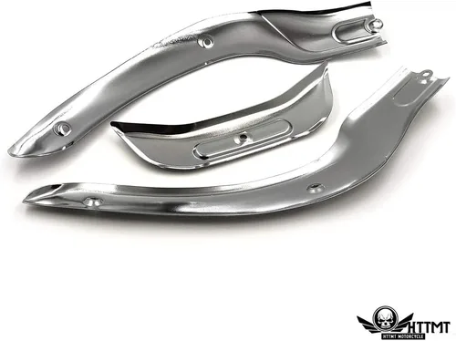 Vista 4 de HongK - Parabrisas cromado compatible con 04-13 H-D CVO Road Glide Ultra FLTR
