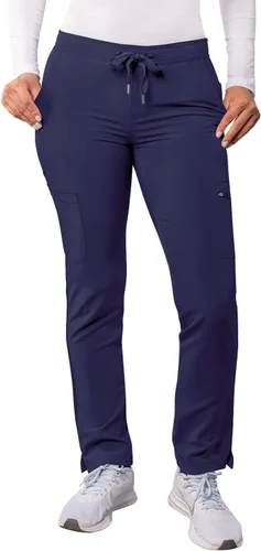 Vista 22 de Adar Addition Scrubs para mujer - Pantalones ajustados de yoga con cordón, para mujer Negro