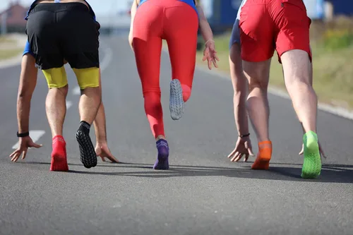Vista 7 de Rainbow Socks Mujer Hombre Colorido ABS Sport Yoga