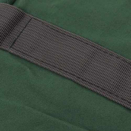 Vista 9 de Bolsa de herramientas portátil de lona de boca ancha de gran capacidad, bolsa de herramientas de mano con cremallera extra larga, bolsa