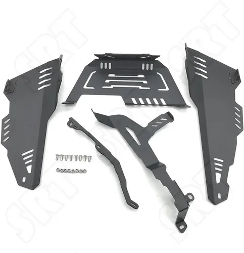 Vista 3 de Compatible con MT 07 MT07 MT-07 ABS XSR 700 XSR700 2014-2020 Protector de chasis de motor de motocicleta tipo monopatín