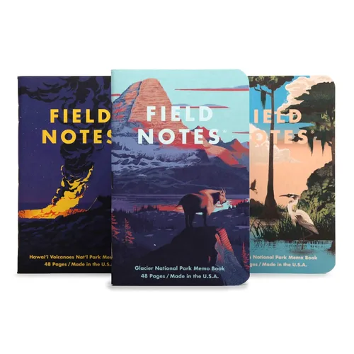 Vista 15 de Field Notes: Paquete Original de Kraft de 3 - Papel Mixto (1 Gráfico/Cuadrícula, 1 Rayado/Lineado, 1 Liso/Blanco) Cuadernos de Notas - Cuadernos