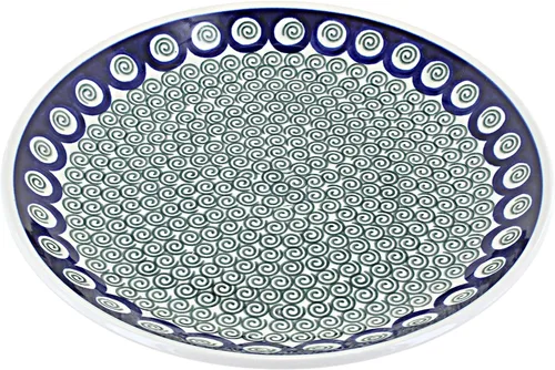 Vista 33 de Cerámica pulida de rosa azul – Plato de cena Athena marrón – 10.5 pulgadas de diámetro – Ideal para comidas diarias, comidas informales o como