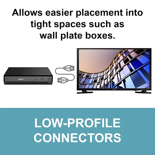 Vista 3 de C2G Legrand - Cable HDMI de alta velocidad 4K, 6 pies, paquete de 3, 60 Hz, color negro