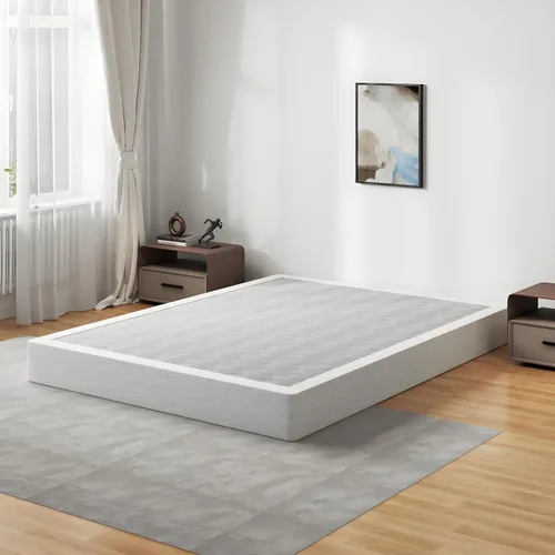 Vista 10 de Snaye Base de Cama con Somier Tamaño Individual de 5 Pulgadas, Somier Individual Resistente de 1500lbs Base de Colchón de Metal, Montaje Fácil sin