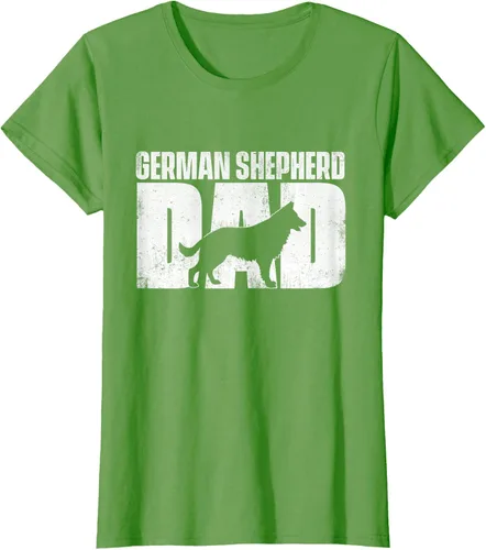 Vista 54 de Camiseta de pastor alemán para el día del padre del dueño de perros caninos, Negro