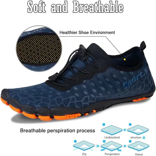 Vista 3 de Water-Shoes-Mens-Womens Quick-Dry Barefoot-Swim Diving Shoes-Aqua-Socks for Sports Climbing Beach Surf