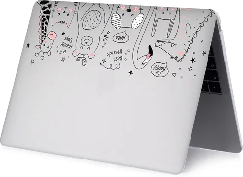Vista 5 de Funda compatible con MacBook Pro de 13 pulgadas modelo: A1278 con CD-ROM (versión 2012 2011 2010 2009 2008), cubierta rígida de plástico y cubierta