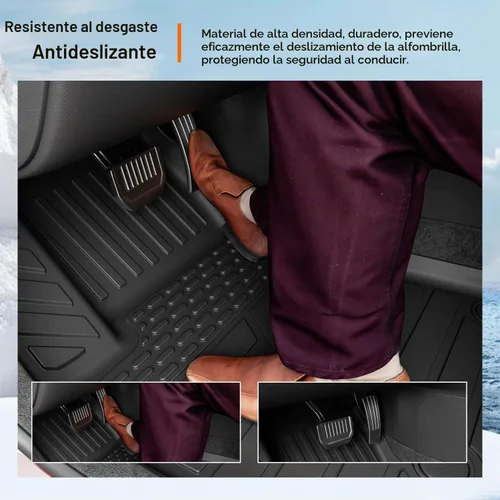 Vista 4 de powoq - Alfombrilla de suelo de 6 asientos compatible con Jeep Grand