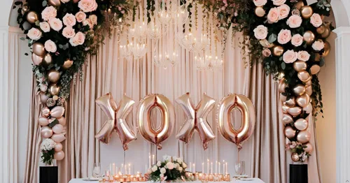 Vista 6 de Dzrige Globos XOXO de 16 pulgadas con letras de San Valentín, globos de aluminio XOXO para el día de San Valentín, boda, compromiso, aniversario