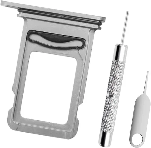 Vista 8 de Soporte para bandeja de ranura para tarjeta SIM de repuesto compatible con iPhone 11 2019, 6.1 pulgadas, 1 soporte para bandeja de tarjeta SIM