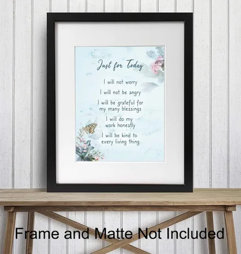 Vista 2 de Póster inspirador con citas motivacionales – Budismo Zen New Age Decoración de pared – Regalo de meditación para budistas, profesores de yoga
