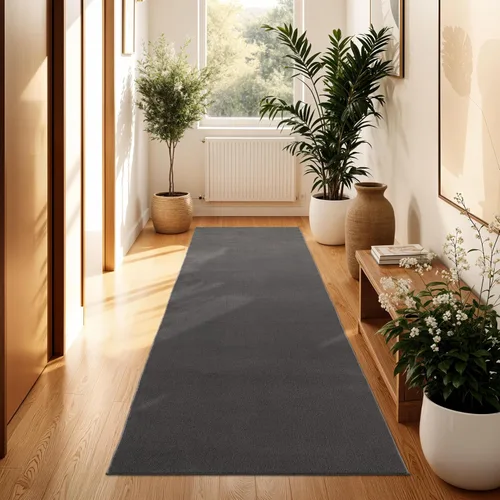 Vista 41 de Paco Home Alfombra suave en cobre acogedora alfombra antideslizante color sólido lavable, tamaño: 6'7" x 9'2" Marrón cobre