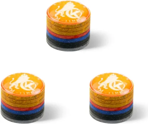 Vista 18 de KONLLEN Puntas de Taco de Piscina 9 Capas Arcoíris para Billar (Durezas SX/SS/S/M/MH/H) (Tamaño 11mm/14mm) Punta de Taco de Piscina con Junta