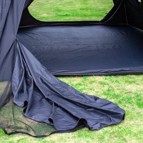 Vista 17 de KTT Extra Large Tent 6-12-14 Person,Family Cabin Tents,2 Rooms,3 Doors and 3 Windows with Mesh,Straight Wall,Waterproof,Double Layer,Big Tent for