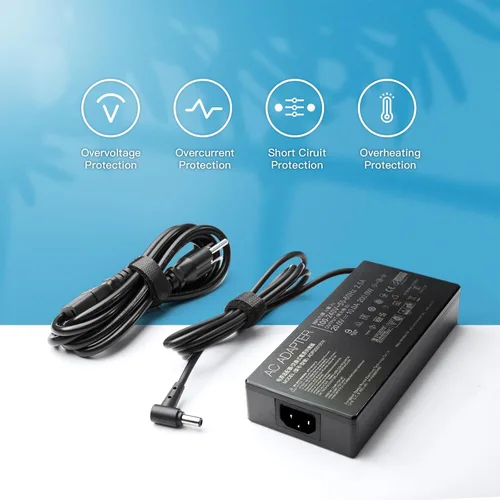 Vista 5 de Cargador de 200W 6.0×3.0.276 in apto para ASUS ROG Zephyrus TUF Gaming, ADP-200JB D Fit for ADP-200JB D A20-200P1A, FX506HM FX516PR GA503QM G513QE