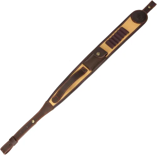 Vista 3 de Tourbon - Bandolera de rifle de caza con giros, correa de pistola con soporte para cartuchos de munición para 308 223 243 30-30 30.06 45-70 270 357