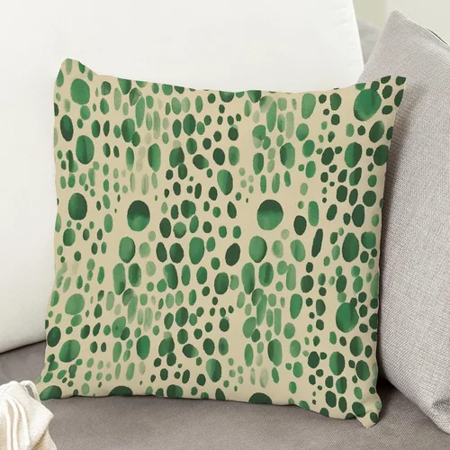 Vista 91 de Funda de cojín decorativa con estampado de guepardo verde peridoto para sofá, funda de almohada verde crema con estampado de leopardo con A-16