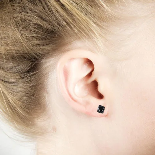 Vista 5 de JOERICA 2-4 pares de colgantes magnéticos de acero inoxidable para hombres y mujeres sin perforador de clip en pendientes CZ de 0.236-0.315in