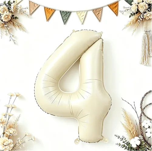 Vista 158 de Globos grandes de 40 pulgadas de números del 0 al 9, globos numéricos para decoración de fiesta de cumpleaños, globos de helio de aluminio