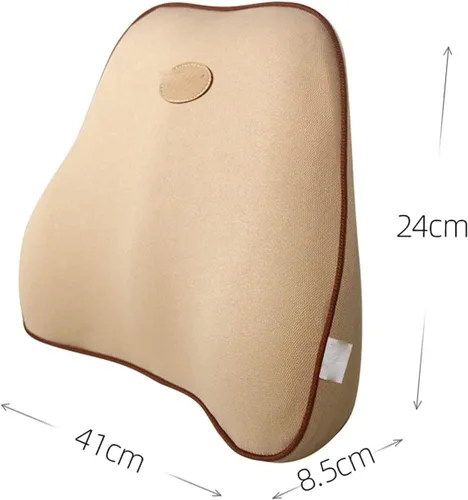 Vista 2 de Almohada de apoyo lumbar, eleva la zona de comodidad de la espalda baja, 00% espuma viscoelástica pura, cojín de apoyo de espalda media/baja