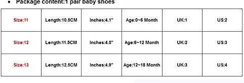 Vista 4 de Krogubis - Zapatos deportivos para bebés y niñas pequeños, suela suave, antideslizantes, zapatos de tenis para correr (0-18 meses)