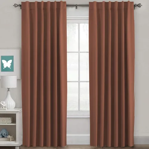Vista 68 de H.VERSAILTEX Cortinas Opacas con Aislamiento Térmico, Paneles de Tratamiento de Ventanas que Oscurecen la Habitación, Cortinas Opacas para Sala