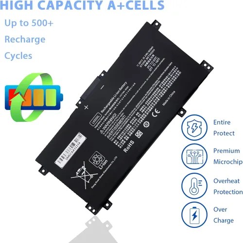 Vista 4 de LHYSFIY LK03XL - Batería para portátil de 55.8 Wh, repuesto para HP Envy X360 55.8 ft-ae0xx 17-bw 55.8 ft-ae111dx 49.2 ft-bp1xx 49.2 ft-cn0xxx 49.2