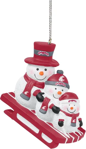 Vista 6 de FOCO NCAA Unisex-Adult Sledding Snowman Holiday Christmas Tree