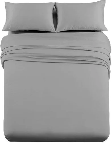 Vista 11 de Cottingon Juego de sábanas de 5 piezas tamaño King dividido para camas dobles ajustables, sábanas de microfibra de lujo suave XL para colchón
