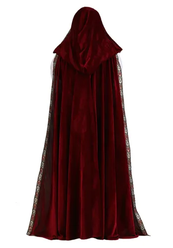 Vista 2 de Disfraz de Caperucita Roja deluxe talla extra Multicolor