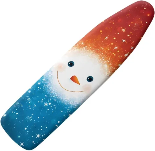 Vista 24 de Funda floral a prueba de arañazos para tablas de planchar de tamaño estándar, reflectante, con 3 ganchos y bucles para decoración de tablas de 15 x