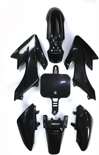Vista 2 de TC Motor kit protector de salpicadero de plástico, Negro