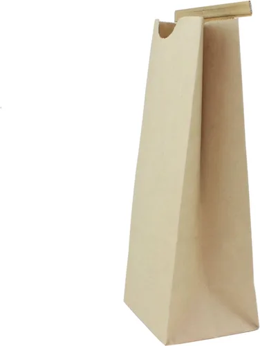 Vista 3 de AwePackage Bolsa de papel Kraft de 1/2 lb (8 oz) (50, forro de polietileno) Tin Tie Coffee Bag