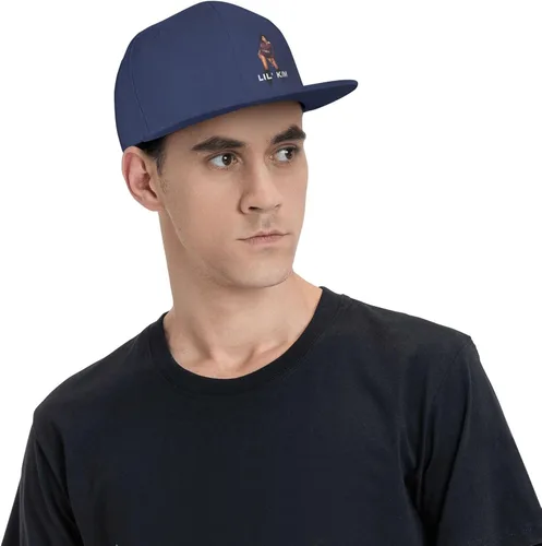 Vista 7 de AzudyaPle Gorra de béisbol unisex de ala plana, sombrero de camionero ajustable, sombrero de hip hop para hombres y mujeres, sombrero de Snapback