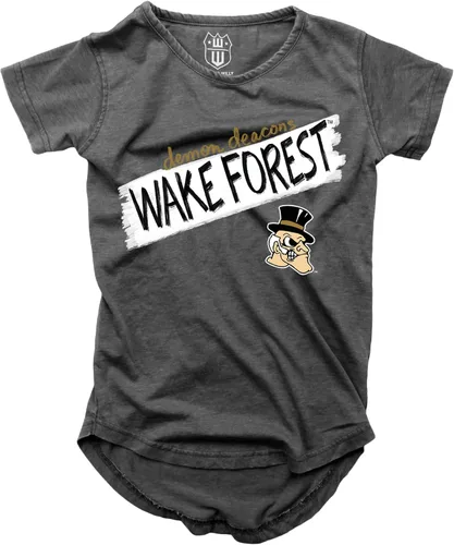 Vista 30 de Wes and Willy NCAA - Camiseta Burnout para niñas S/S