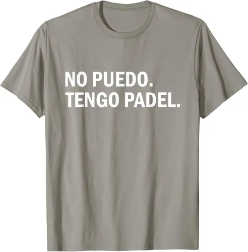 Vista 37 de Camiseta de jugador divertido No Puedo Tengo Padel Hobby