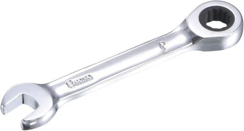 Vista 16 de uxcell Llave combinada de trinquete rechoncha de 0.236 in métrica 72 dientes 12 herramientas terminadas en caja de puntos, CR-V