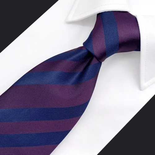 Vista 21 de S&W SHLAX&WING Corbata para hombres Lazos a rayas verde, amarillo y azul para trajes de negocios