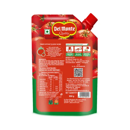 Vista 2 de Del Monte Ketchup de tomate - Mezcla original, 33.51 oz