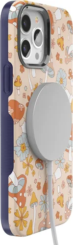 Vista 5 de Funda Casely para iPhone 13 Pro Magia de Setas Floral Retro Compatible con MagSafe Diseño Protector Audaz