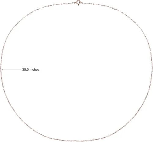Vista 31 de Hoops & Loops Collar de plata de ley 925 de 0.035 in de fino y delicado collar de cadena de cable para mujeres, adolescentes, niñas, hombres, 16