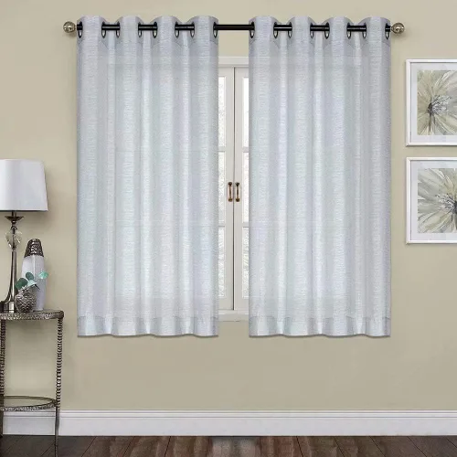 Vista 47 de Everyday Celebration Cortinas de ventana 100% opacas para puerta corrediza de ventana, cortinas opacas con forro térmico, cortinas con ojales