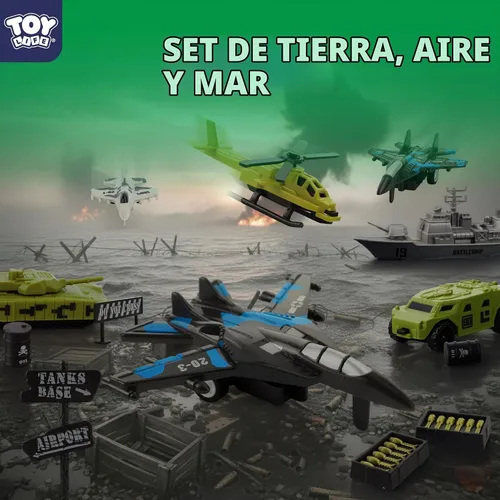 Vista 4 de TOY Life Conjunto de Juego de Soldados del Ejército - Figuras de Acción de Soldados del Ejército, Soldados de Juguete para Niños, Conjunto de Juego