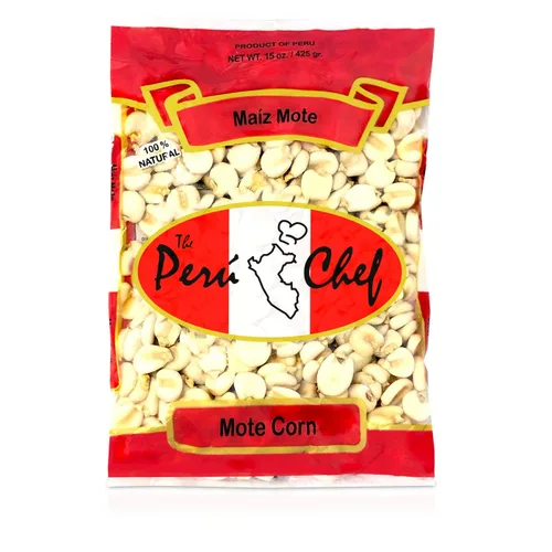 Vista 3 de Peruchef Maiz Mote Pelado Peruano Mote Maiz Paquete de 3