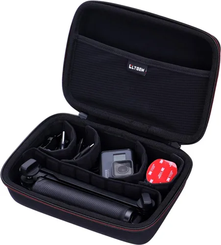 Vista 8 de LTGEM - Funda para cámara de acción compatible con GoPro Hero 13/12 / 11/10 / 9/8 / 7/6 / 5 / Go Pro MAX2 / MAX/Mission 1 PRO Action Camera, bolsa