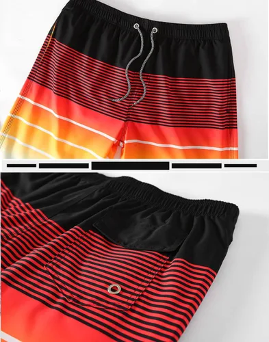 Vista 3 de APTRO Men's Quick Dry Swim Trunks 9" Swimsuits Mesh Liner Beach Bathing Suits Long Swimming Shorts